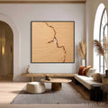 HOLMAN ART Breach – Wabi-Sabi Textured Abstract Painting for Minimalist Decor - image 2