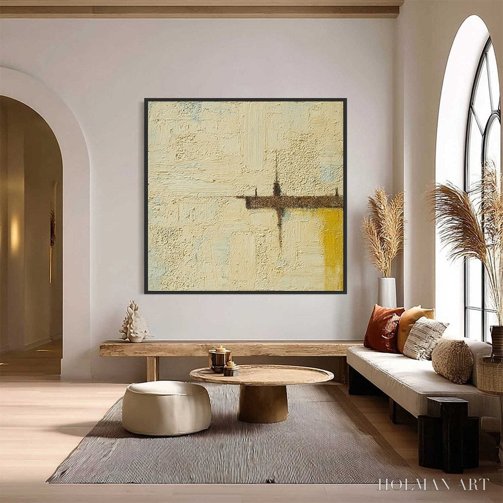 HOLMAN ART Foundation – Wabi-Sabi Inspired Textured Abstract Oil Painting - image 2