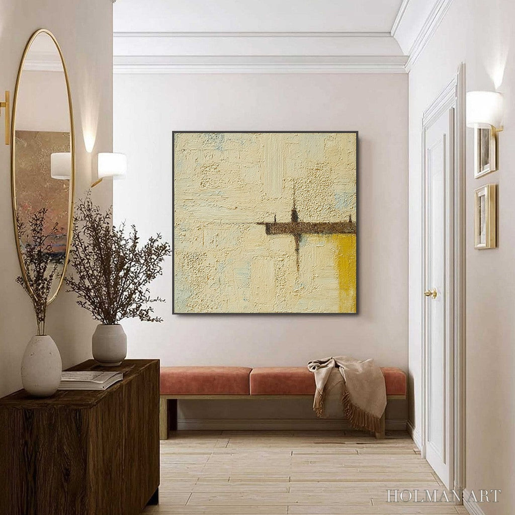 HOLMAN ART Foundation – Wabi-Sabi Inspired Textured Abstract Oil Painting - image 4