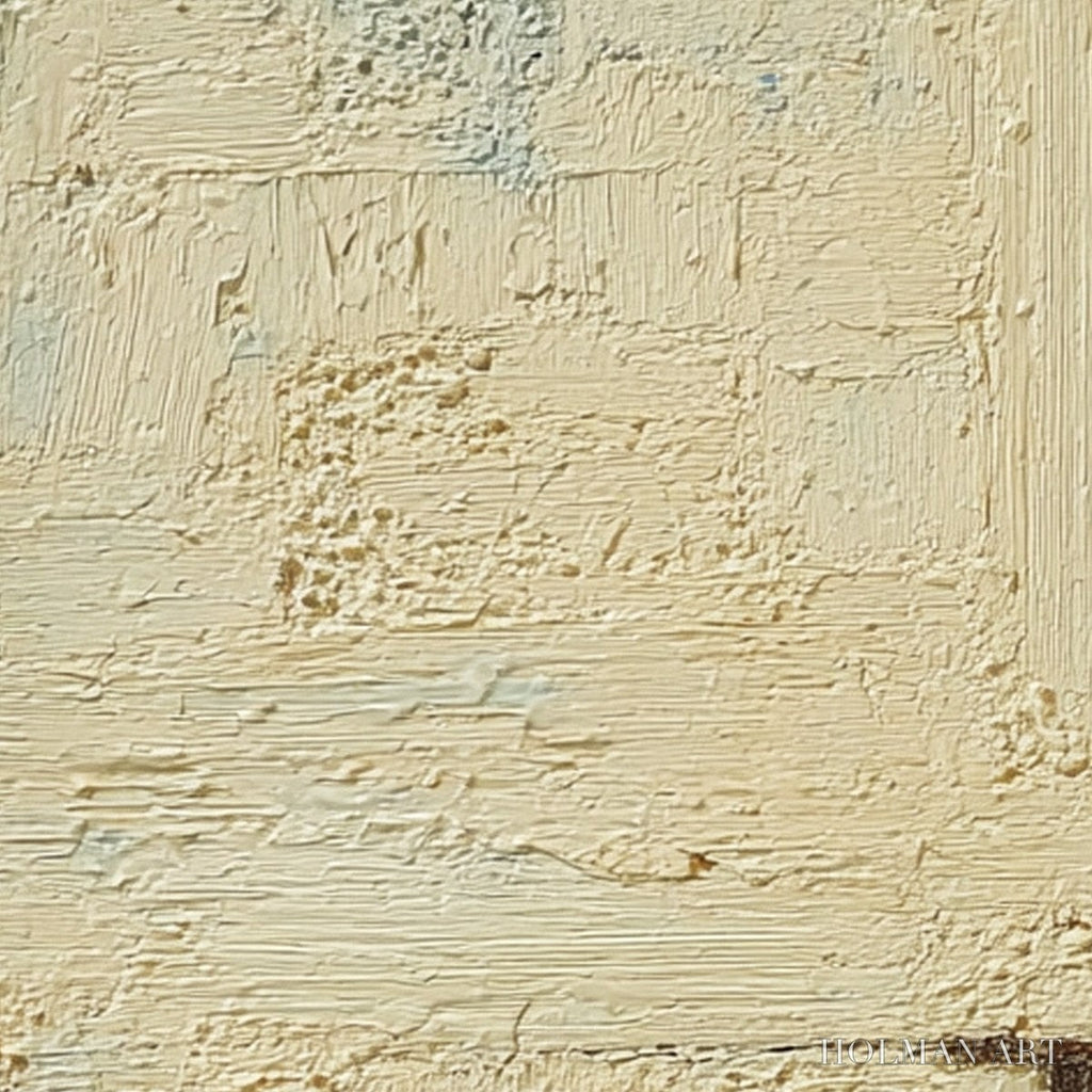 HOLMAN ART Foundation – Wabi-Sabi Inspired Textured Abstract Oil Painting - image 5