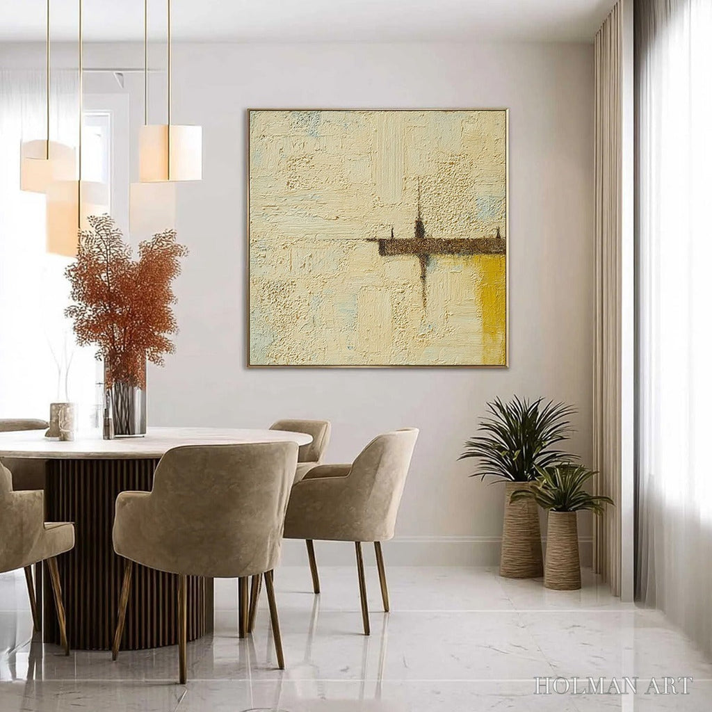 HOLMAN ART Foundation – Wabi-Sabi Inspired Textured Abstract Oil Painting - image 6