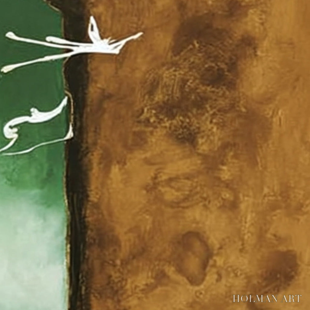 HOLMAN ART Sojourn – Wabi Sabi Impasto Painting of an Avian Journey - image 3