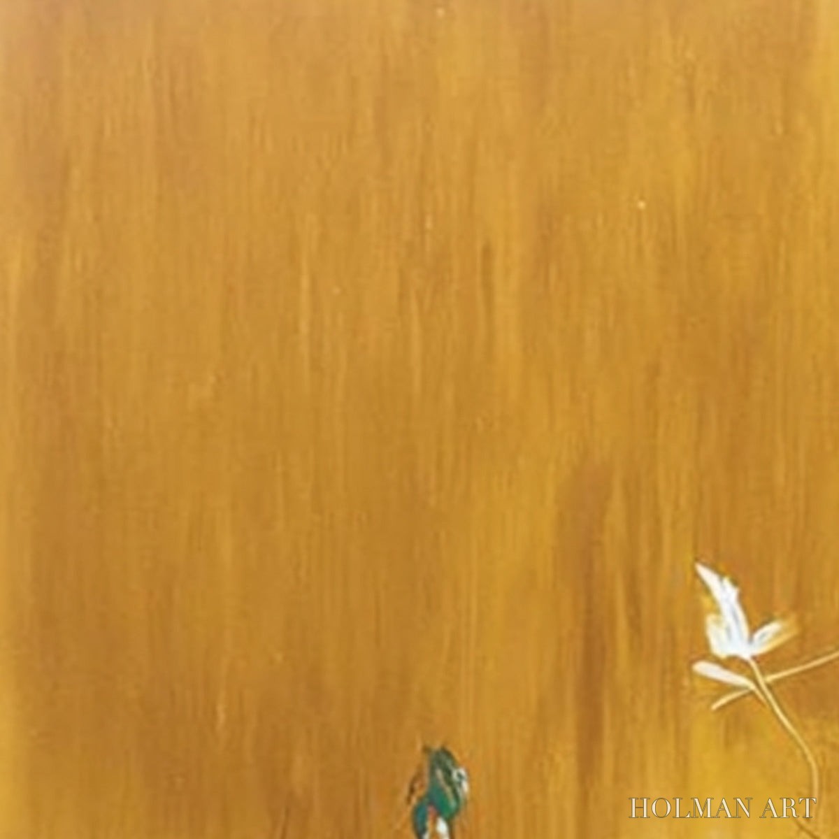 HOLMAN ART Ochre Sanctuary – Wabi-Sabi Abstract Painting with Earthy Tones - image 3