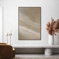 HOLMAN ART Serene Trace – Minimalist Wabi-Sabi Textured Abstract - image 2