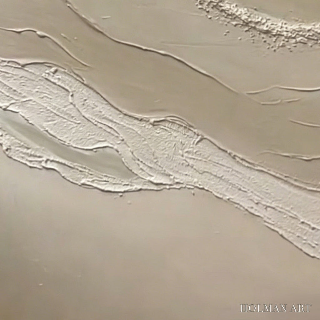 HOLMAN ART Serene Trace – Minimalist Wabi-Sabi Textured Abstract - image 5
