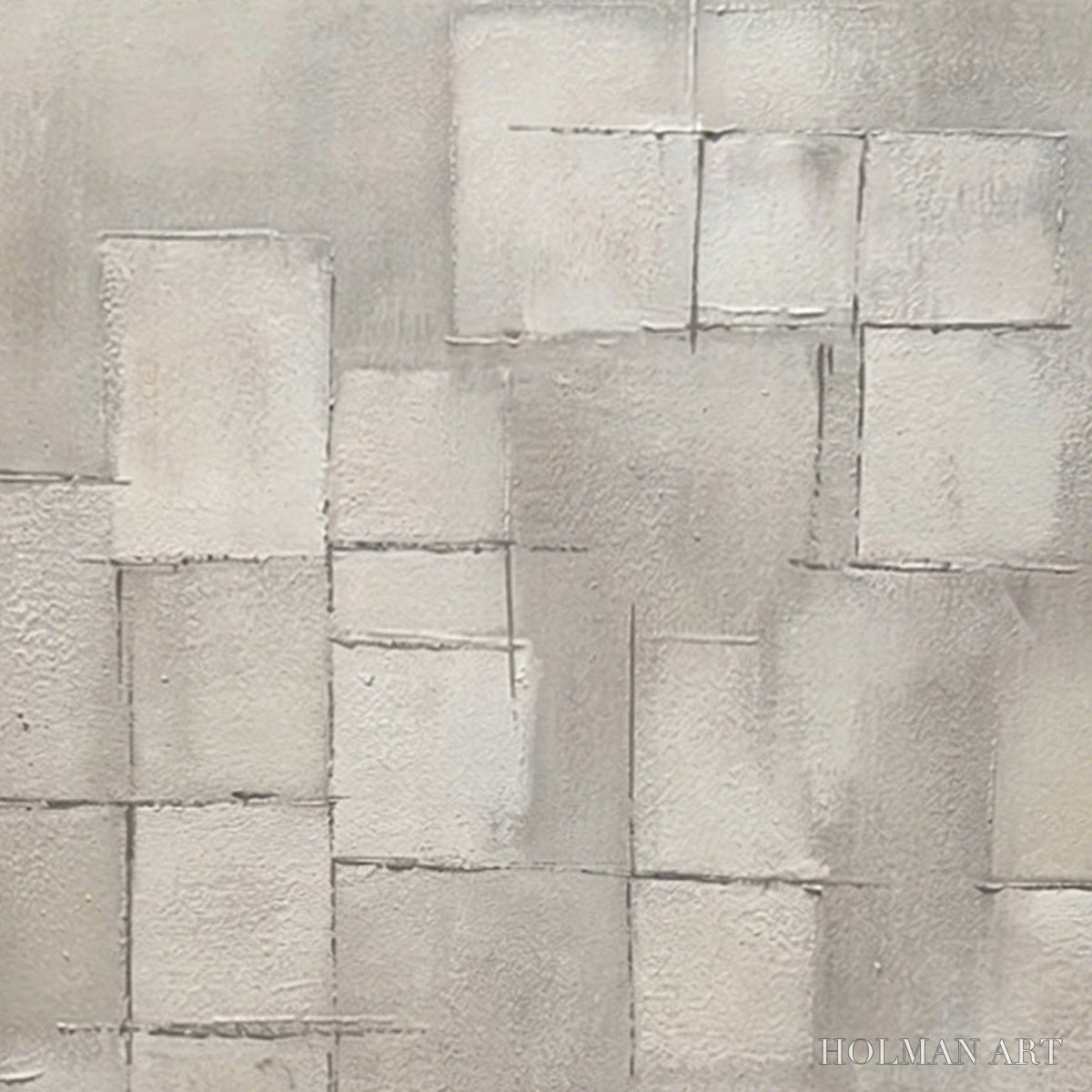 HOLMAN ART Foundations – Textured Minimalist Geometric Abstract Painting - image 3