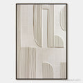 HOLMAN ART Static Rhythm – Textured White Minimalist Abstract - image 1