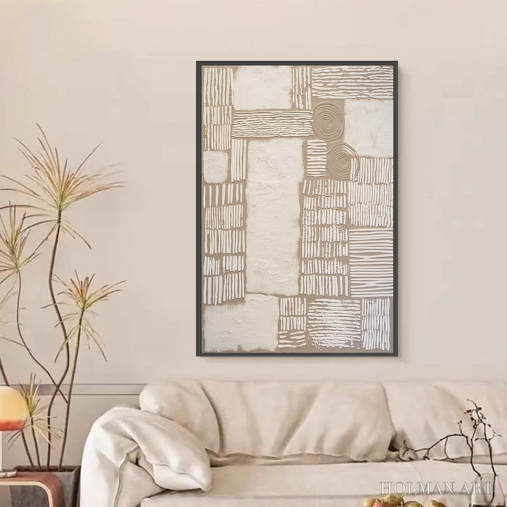 HOLMAN ART Terra Forma – Large Textured Wabi Sabi Abstract Painting - image 4