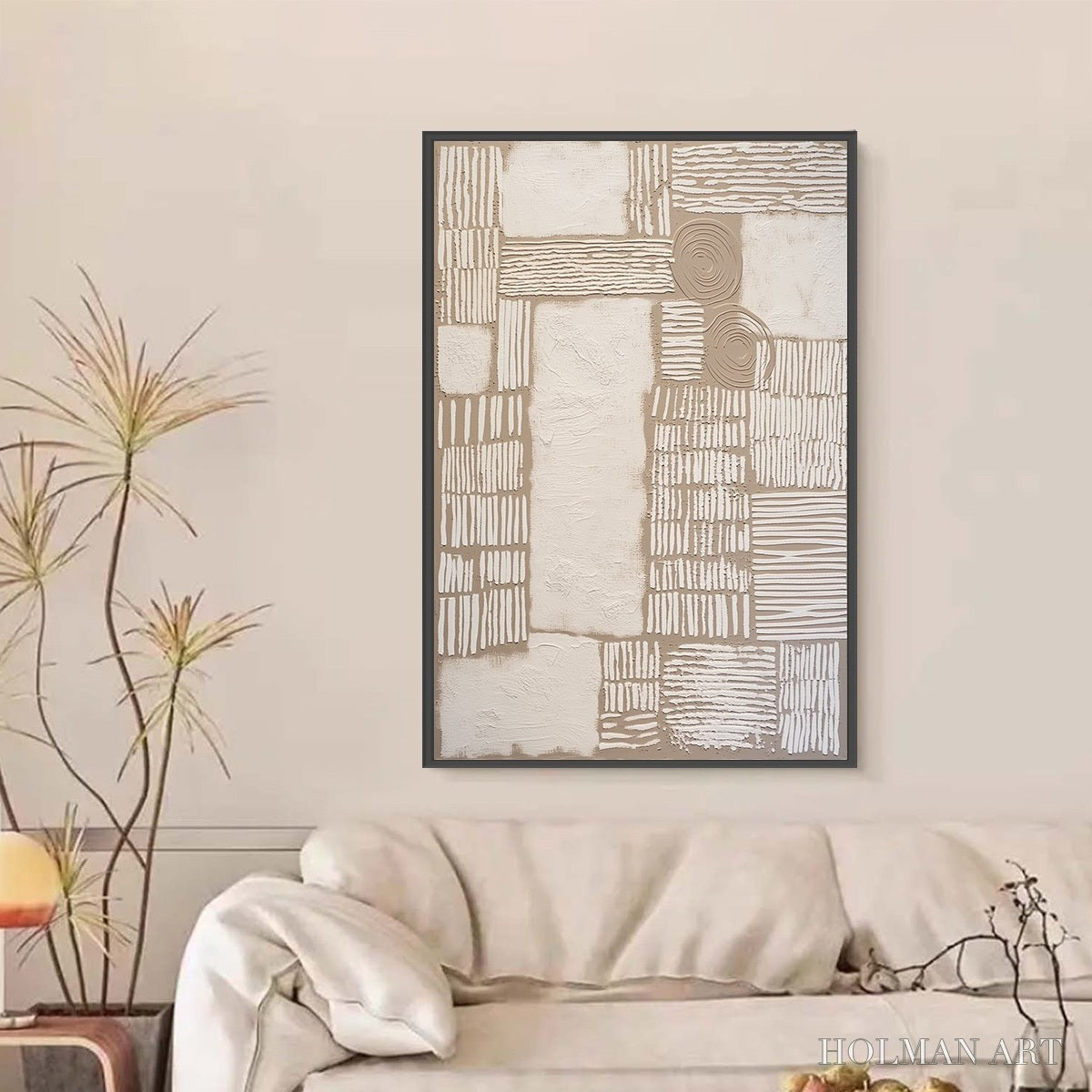 HOLMAN ART Terra Forma – Large Textured Wabi Sabi Abstract Painting - image 4