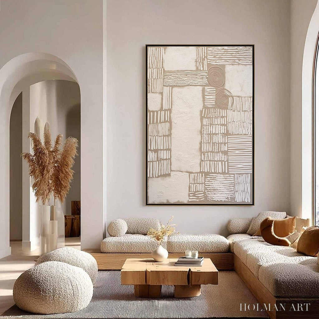 HOLMAN ART Terra Forma – Large Textured Wabi Sabi Abstract Painting - image 6