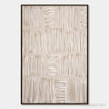 HOLMAN ART Woven Paths – Textured Wabi Sabi Abstract Painting in Neutral Tones - image 1