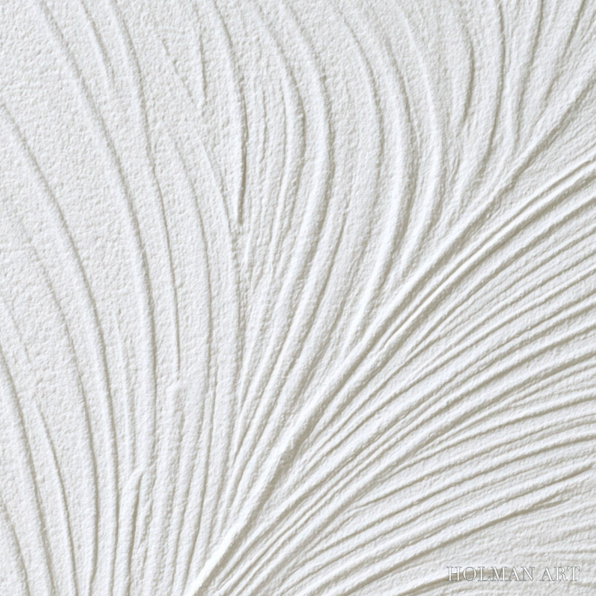 HOLMAN ART Plume – Textured Minimalist Wabi Sabi Feather Painting - image 3