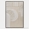 HOLMAN ART Sculpted Serenity – Textured Minimalist Abstract - image 1