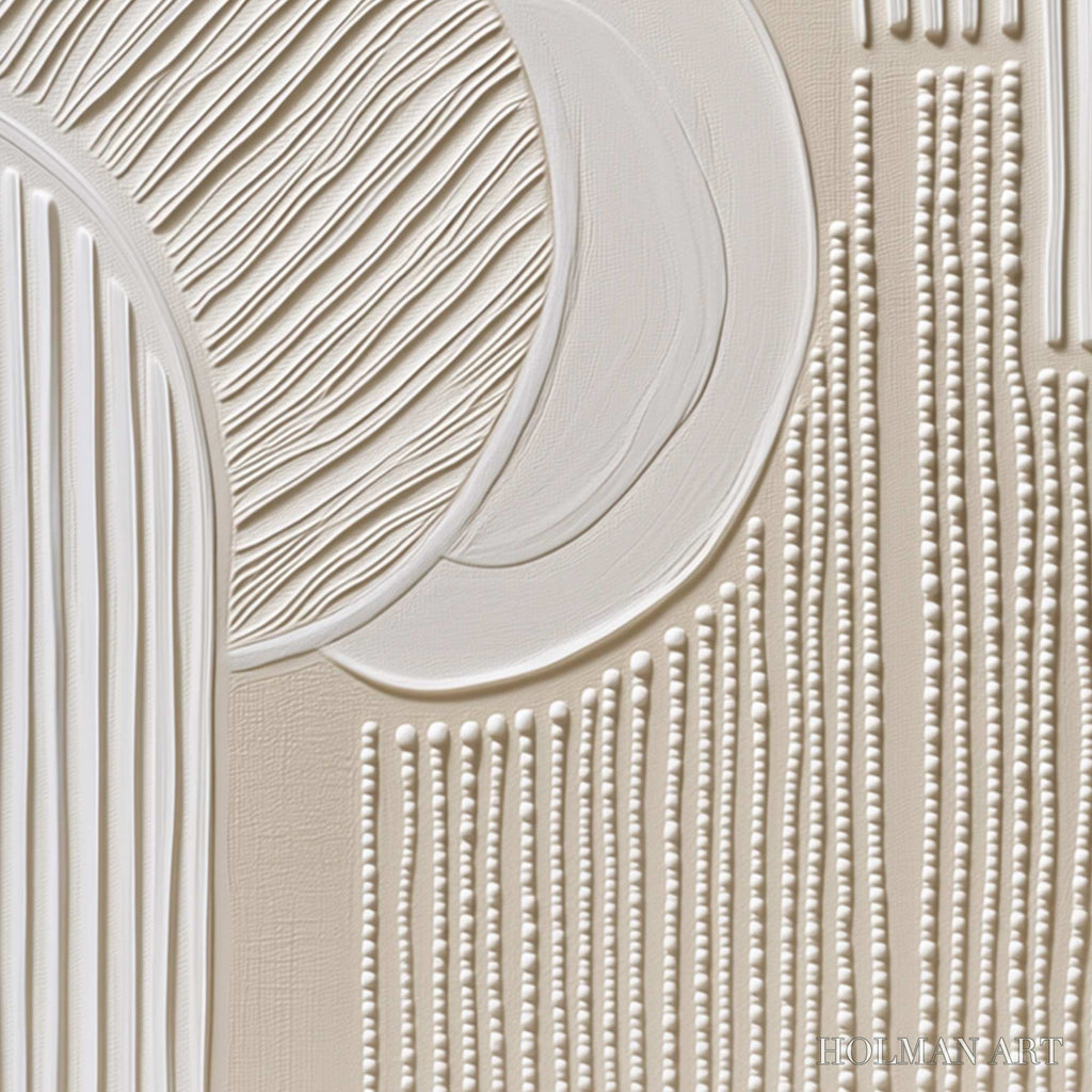HOLMAN ART Sculpted Serenity – Textured Minimalist Abstract - image 5