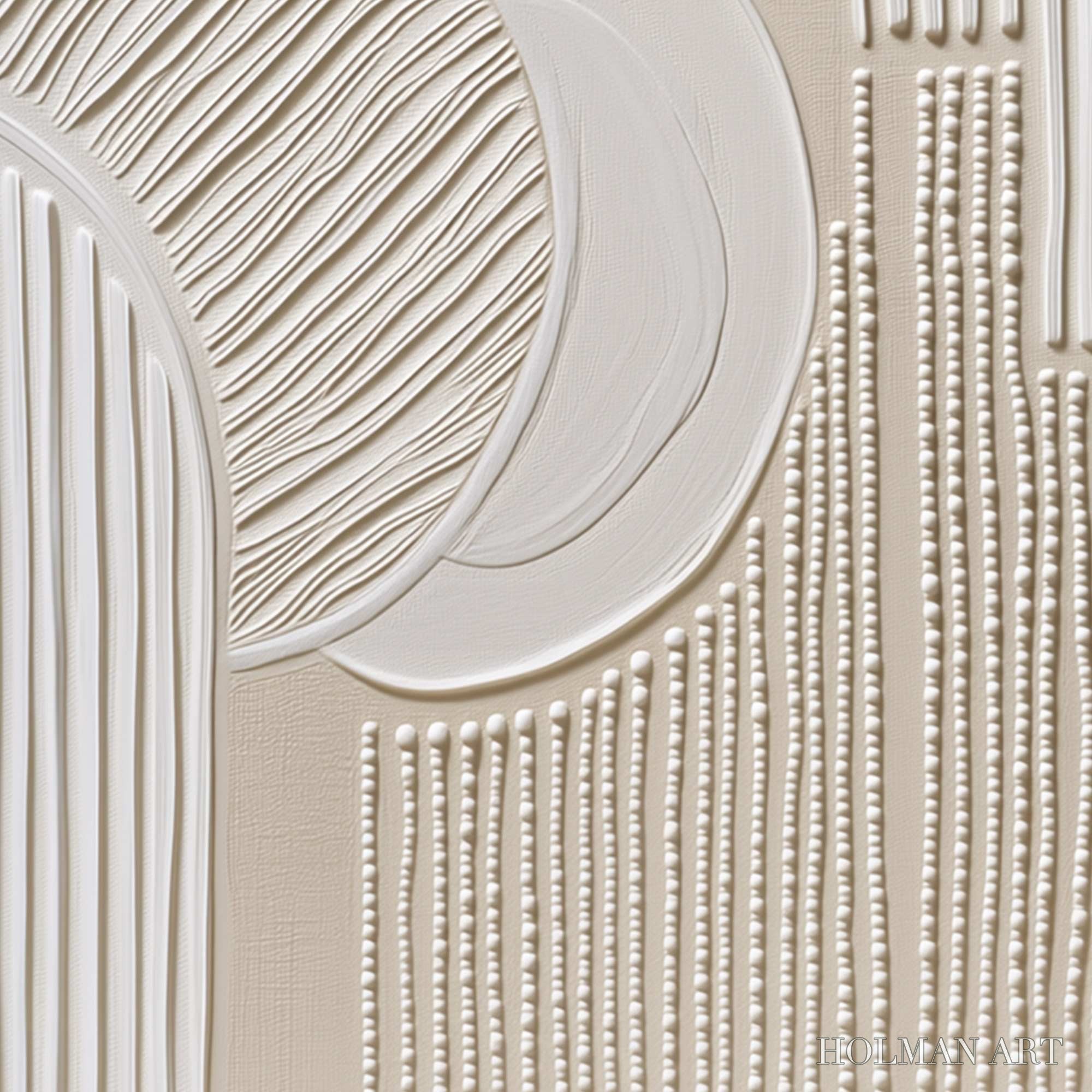 HOLMAN ART Sculpted Serenity – Textured Minimalist Abstract - image 5
