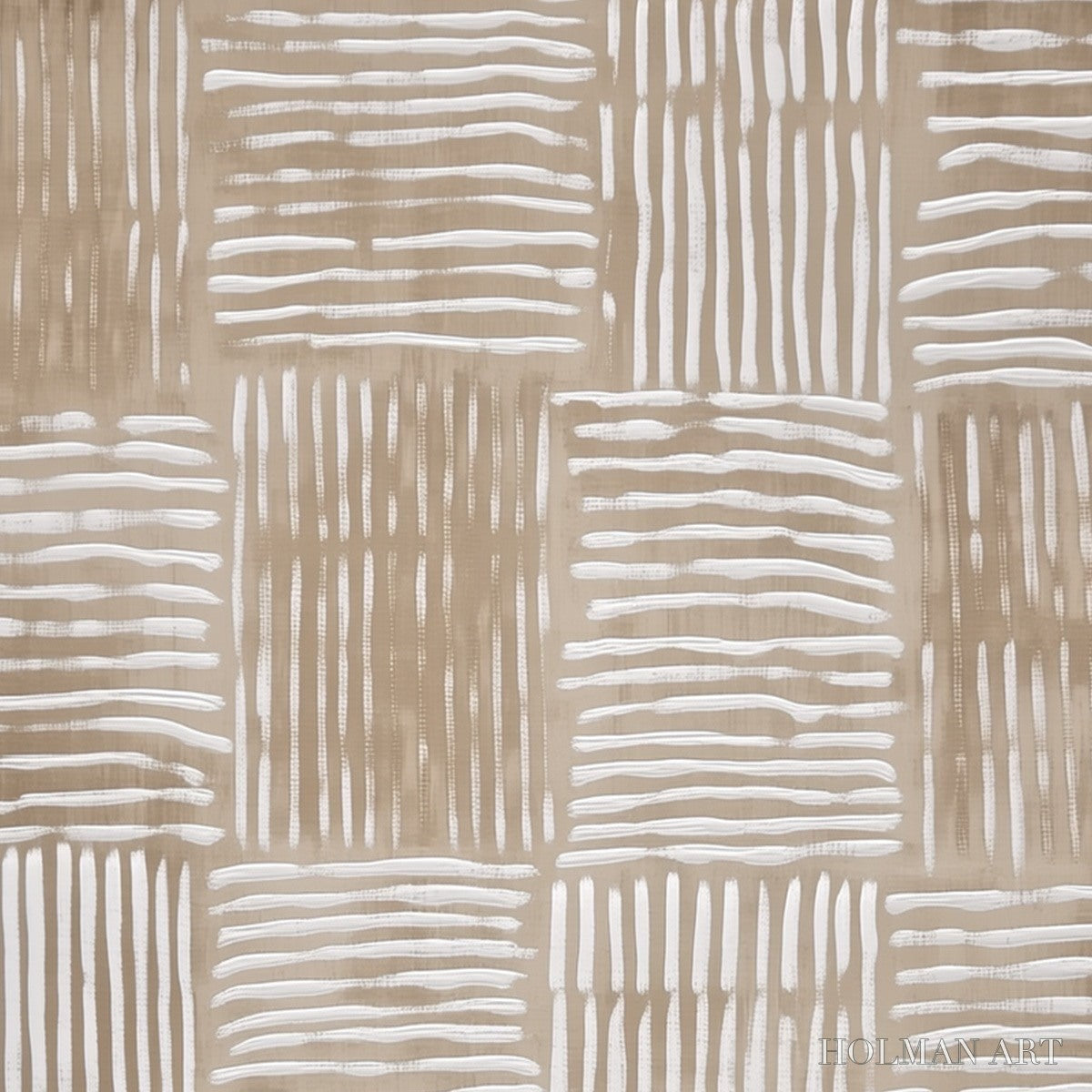 HOLMAN ART Woven Rhythm – Textured Wabi Sabi Abstract - image 3