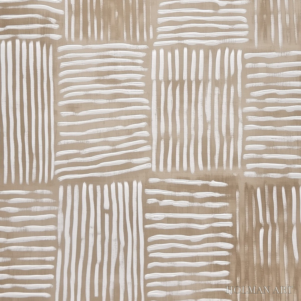 HOLMAN ART Woven Rhythm – Textured Wabi Sabi Abstract - image 5