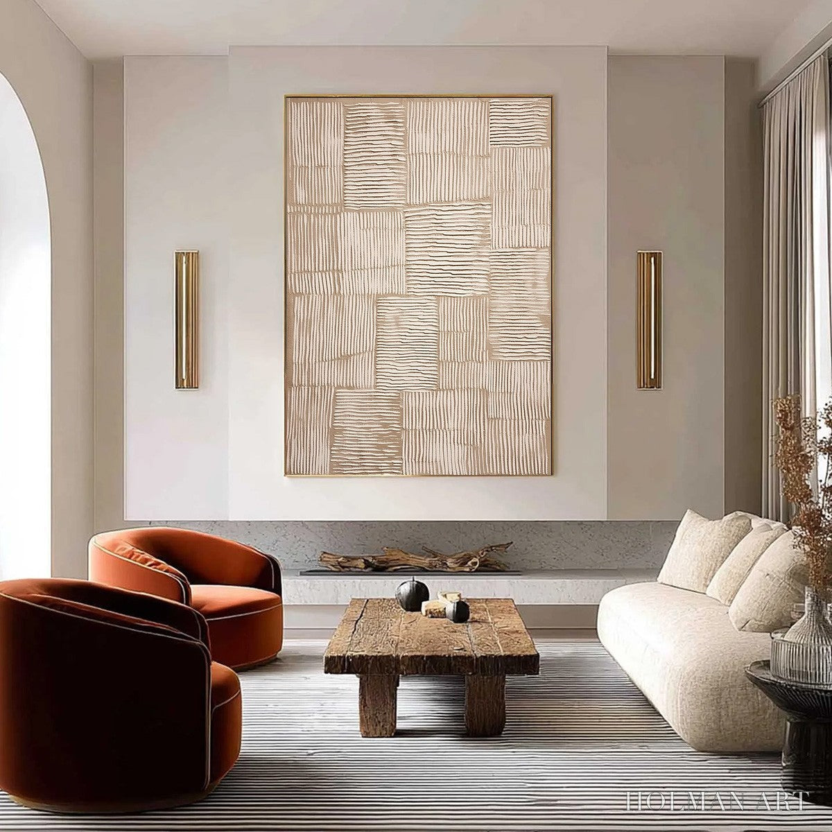 HOLMAN ART Terra Weave – Heavy Textured Minimalist Wabi Sabi - image 2