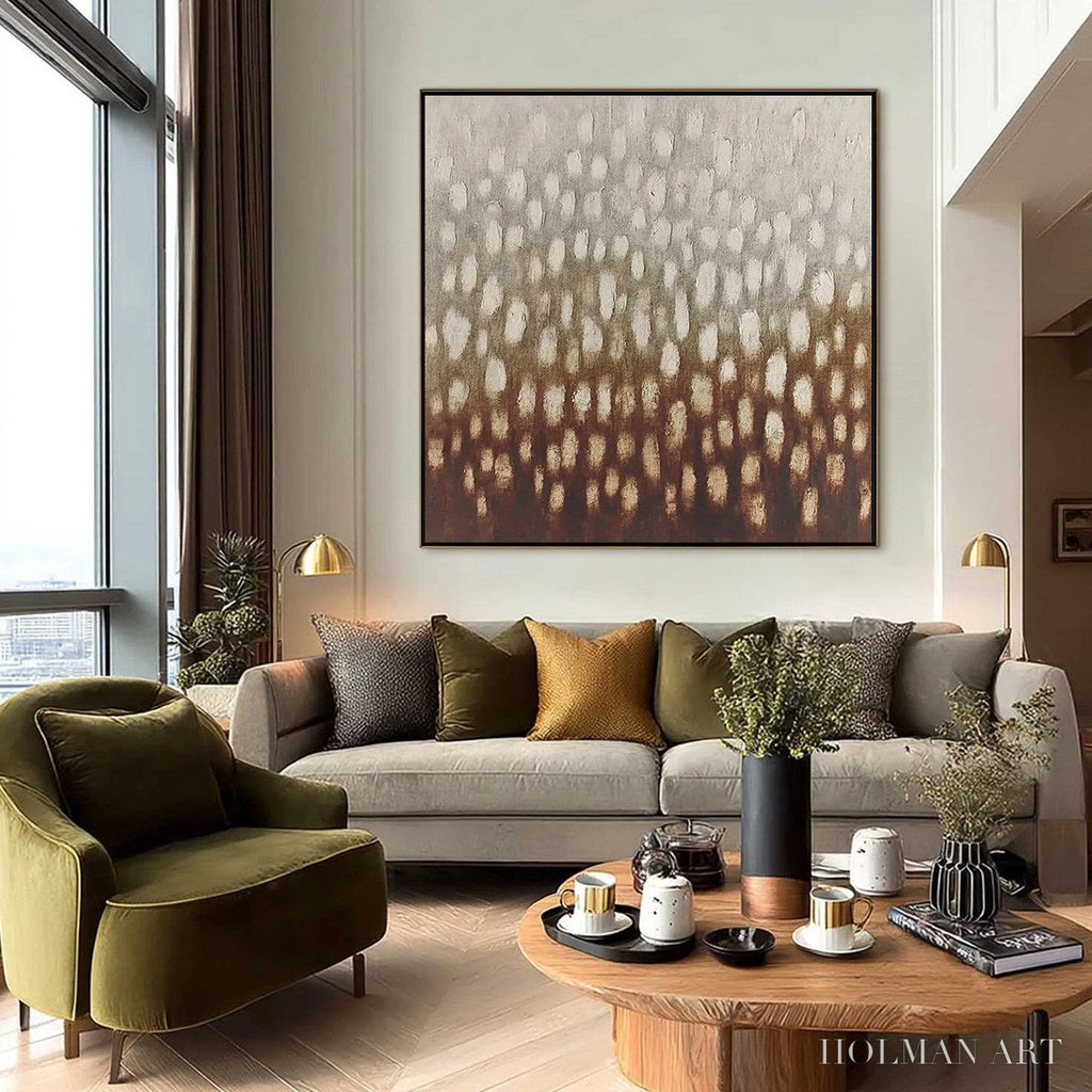 HOLMAN ART Earth'S Whisper – Textured Wabi Sabi Abstract Art in Earth Tones - image 6