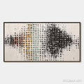 HOLMAN ART Frequency – Large Textured Wabi Sabi Abstract Painting - image 1