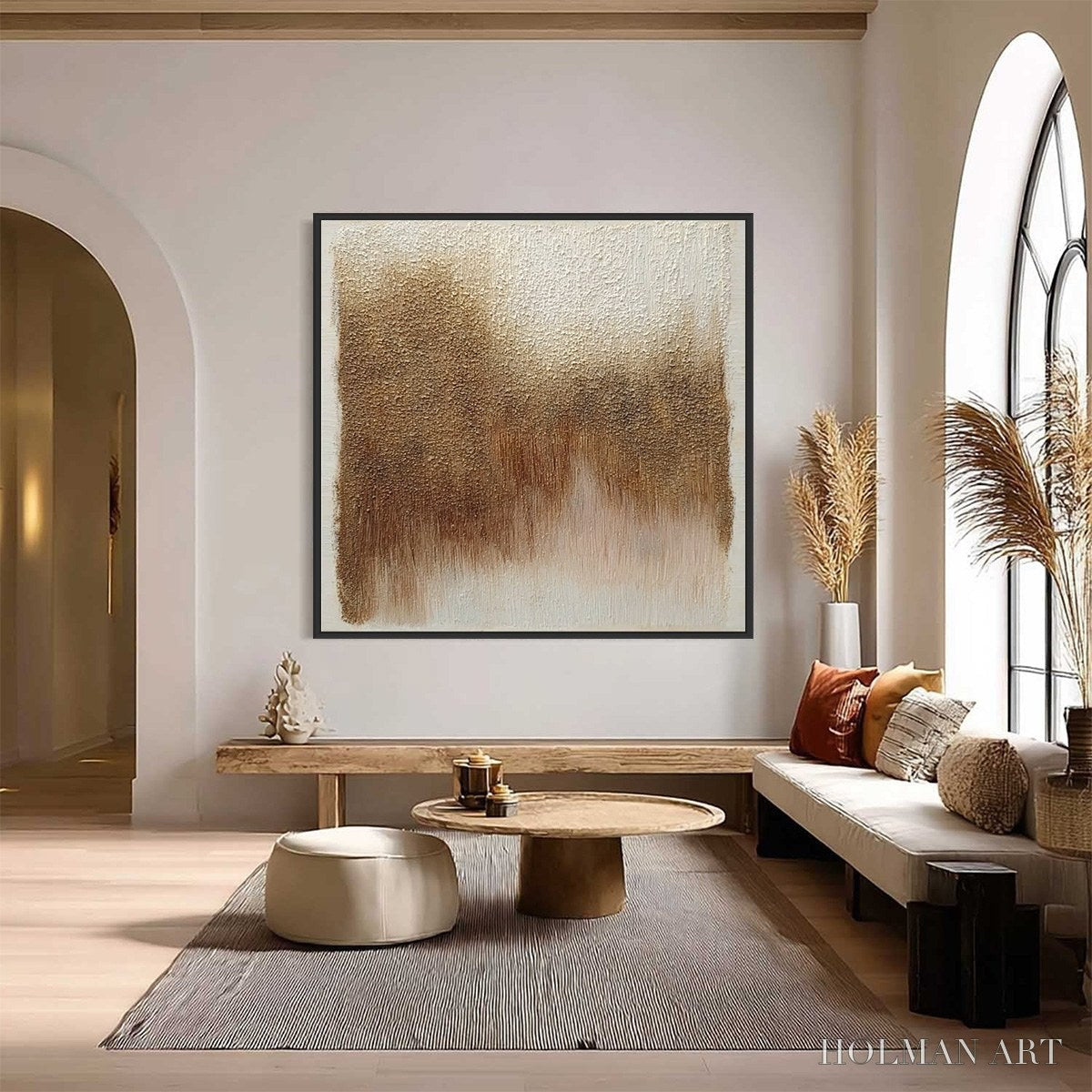 HOLMAN ART Terra Firma – Heavy Textured Wabi Sabi Abstract Painting - image 2