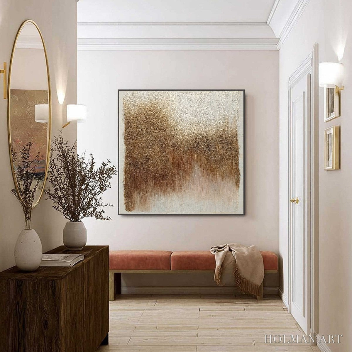 HOLMAN ART Terra Firma – Heavy Textured Wabi Sabi Abstract Painting - image 6