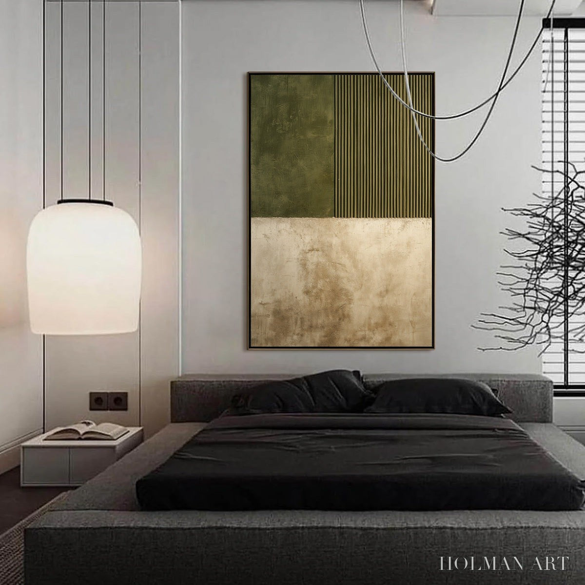 HOLMAN ART Terra Firma – Textured Wabi Sabi Abstract Painting in Earth Tones - image 4