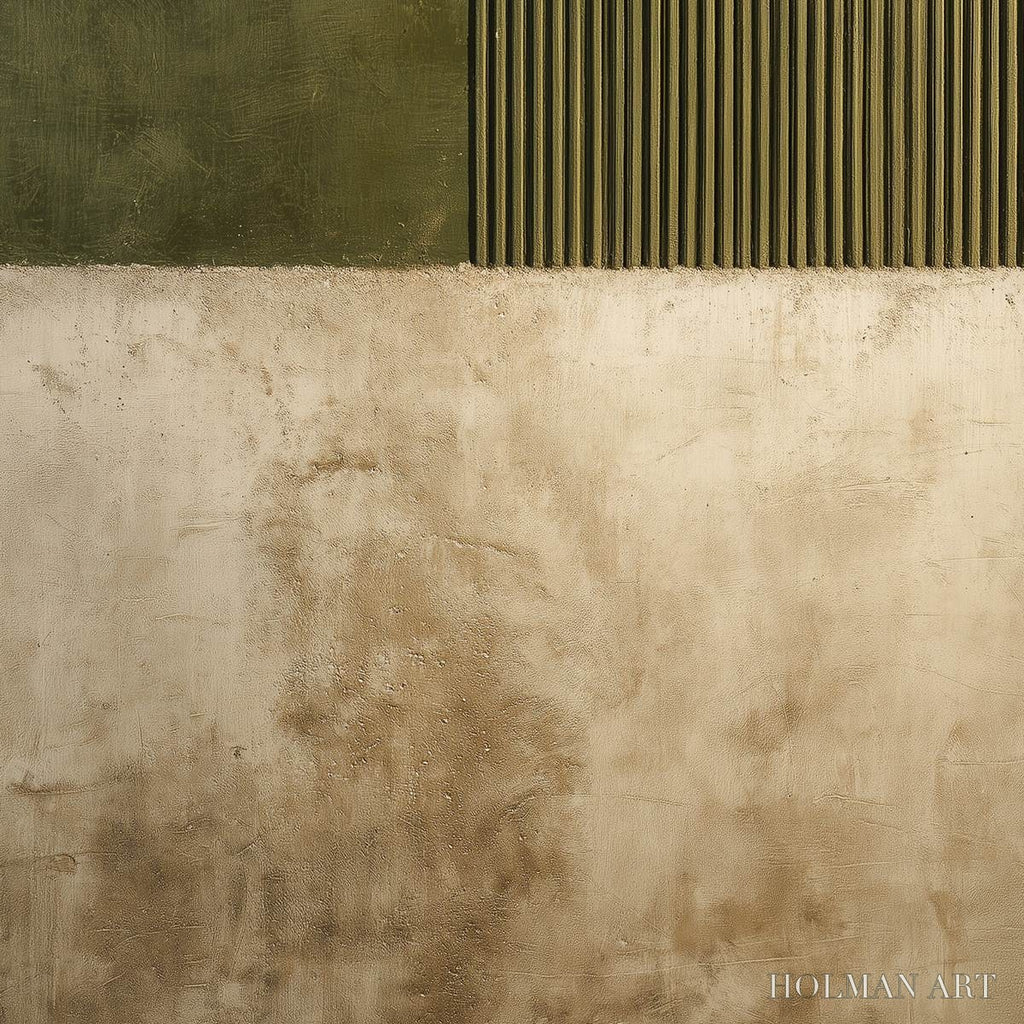 HOLMAN ART Terra Firma – Textured Wabi Sabi Abstract Painting in Earth Tones - image 5