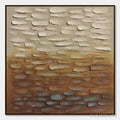 HOLMAN ART Earthen Strata – Textured Abstract Wabi Sabi Oil Painting on Canvas - image 1