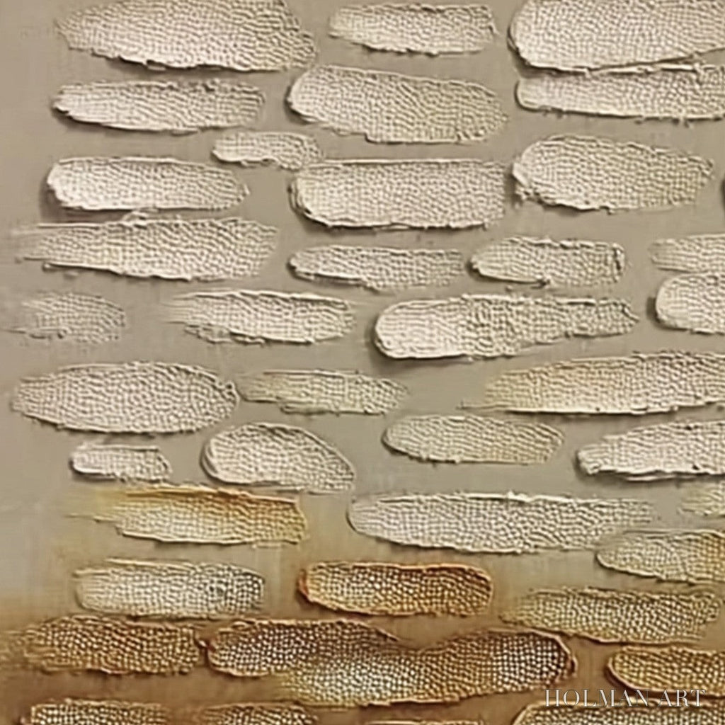 HOLMAN ART Earthen Strata – Textured Abstract Wabi Sabi Oil Painting on Canvas - image 5