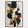 HOLMAN ART Balancing Act – Textured Wabi Sabi Abstract Painting for Modern Decor - image 1