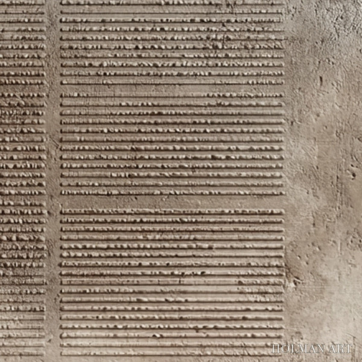 HOLMAN ART Earthen Tablet – Textured Wabi Sabi Minimalist Abstract Painting - image 3