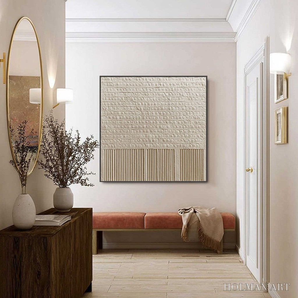 HOLMAN ART Stone Tablet – Textured Wabi Sabi Minimalist Abstract Painting - image 6