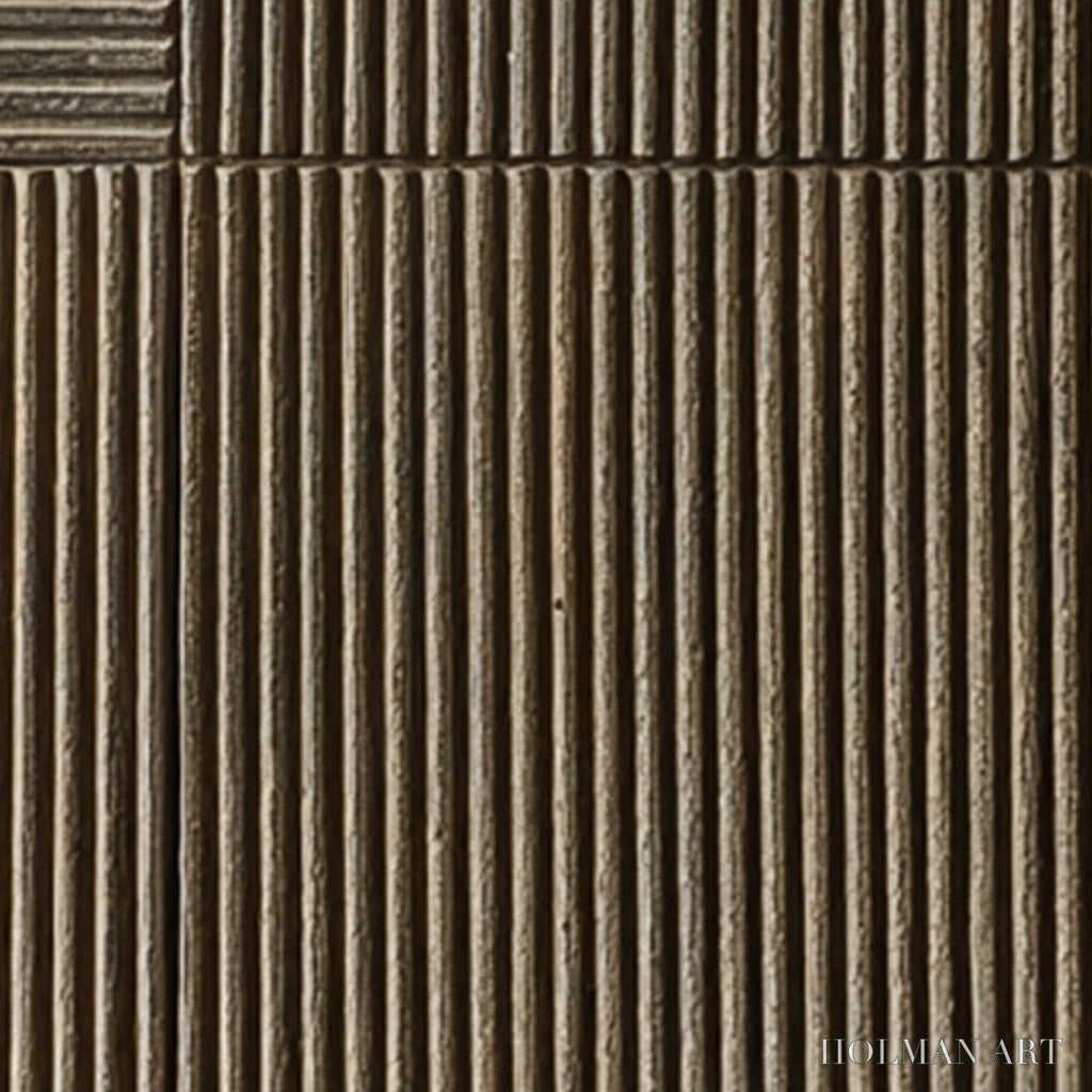HOLMAN ART Silent Cadence – Square Textured Wabi-Sabi Abstract - image 3