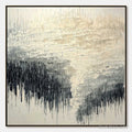 HOLMAN ART Static Flow – Heavy Texture Wabi Sabi Abstract Painting - image 1