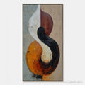 HOLMAN ART Intertwine – Textured Wabi Sabi Abstract Painting for Modern Decor - image 1