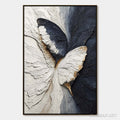 HOLMAN ART Emergence – Textured Wabi Sabi Butterfly Impasto - image 1