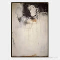 HOLMAN ART Echoes of Silence – Large Vertical Wabi Sabi Abstract Painting - image 1