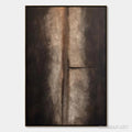 HOLMAN ART Fissure – Large Textured Wabi Sabi Abstract Painting in Earth Tones - image 1