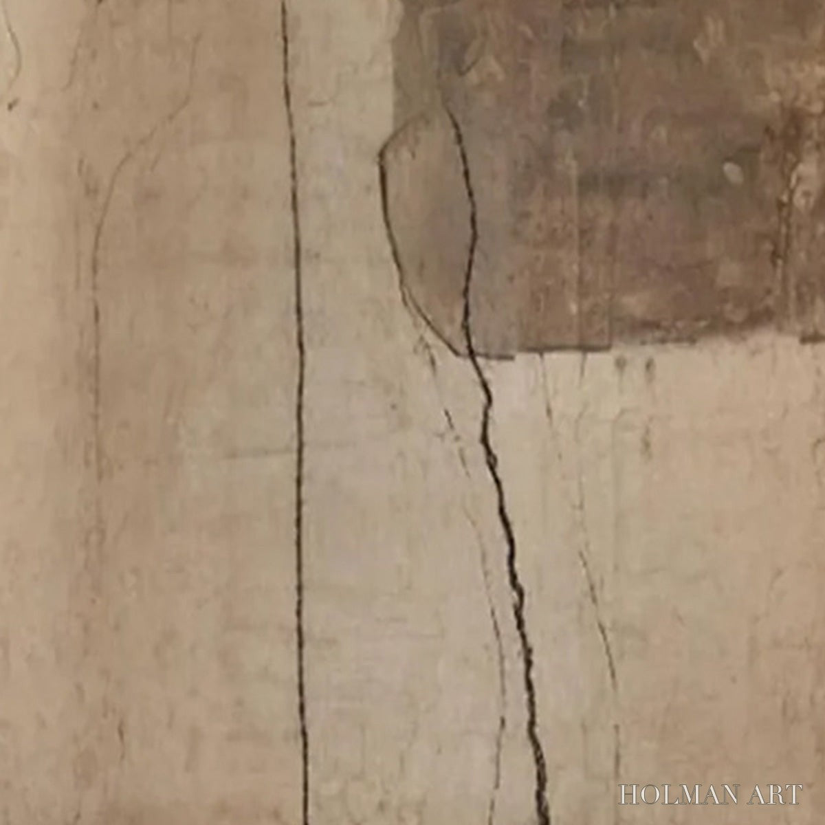 HOLMAN ART Kintsugi Trace – Large Wabi Sabi Textured Abstract - image 3