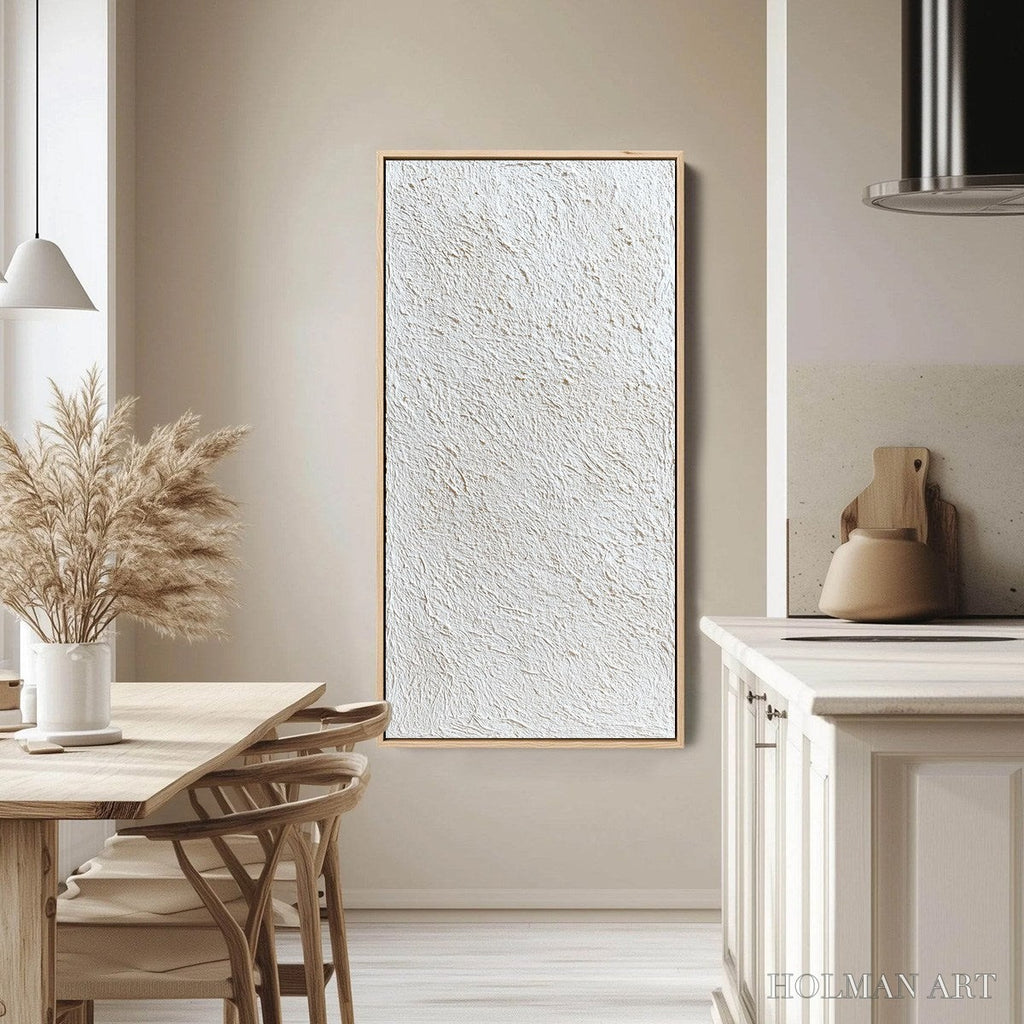 HOLMAN ART Quiet Canvas – Textured Minimalist Wabi Sabi Painting - image 4