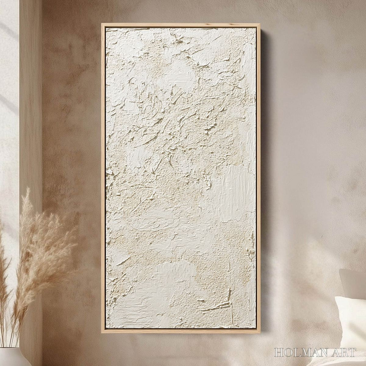 HOLMAN ART Terra Alba – Textured Wabi Sabi Abstract Painting - image 2