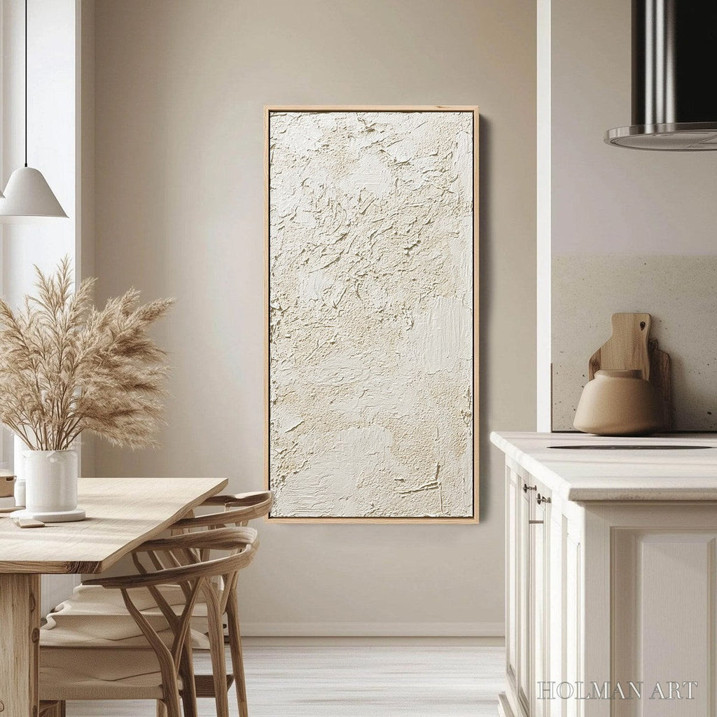 HOLMAN ART Terra Alba – Textured Wabi Sabi Abstract Painting - image 4