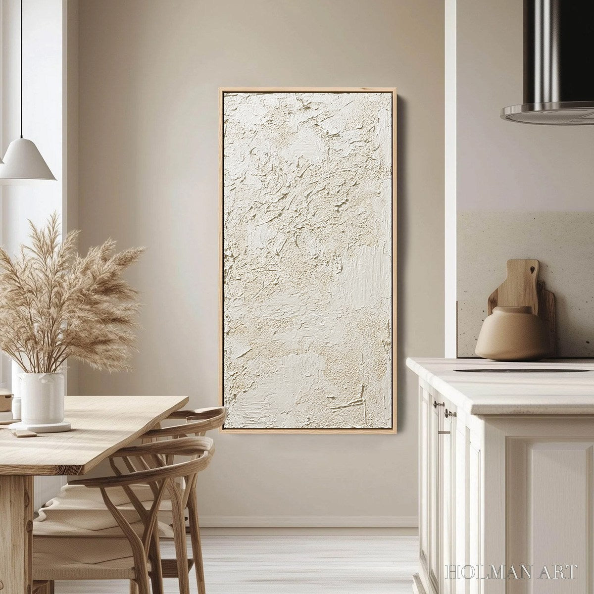 HOLMAN ART Terra Alba – Textured Wabi Sabi Abstract Painting - image 4