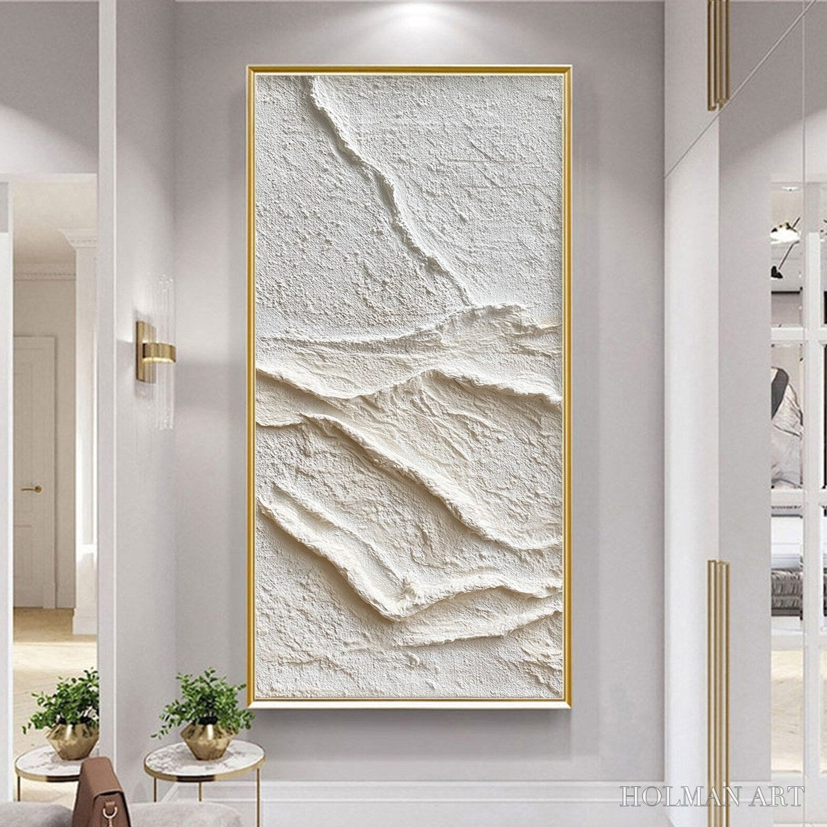 HOLMAN ART Silent Strata – Wabi Sabi Textured Minimalist Abstract Painting - image 4