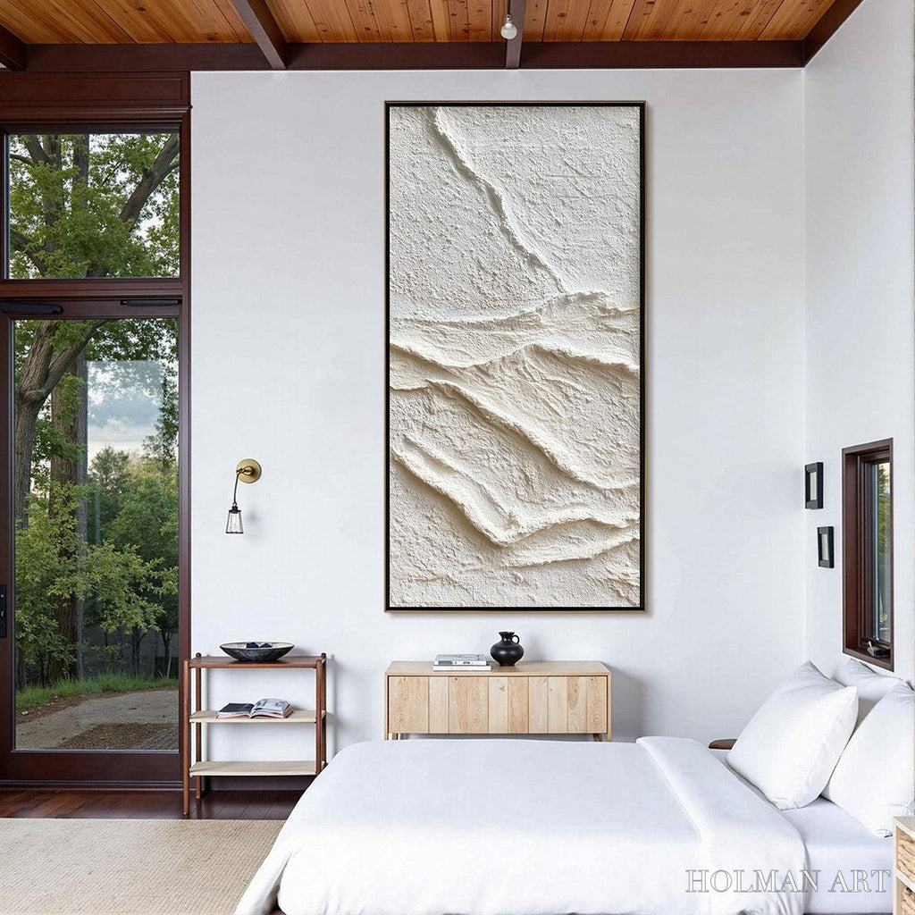 HOLMAN ART Silent Strata – Wabi Sabi Textured Minimalist Abstract Painting - image 6