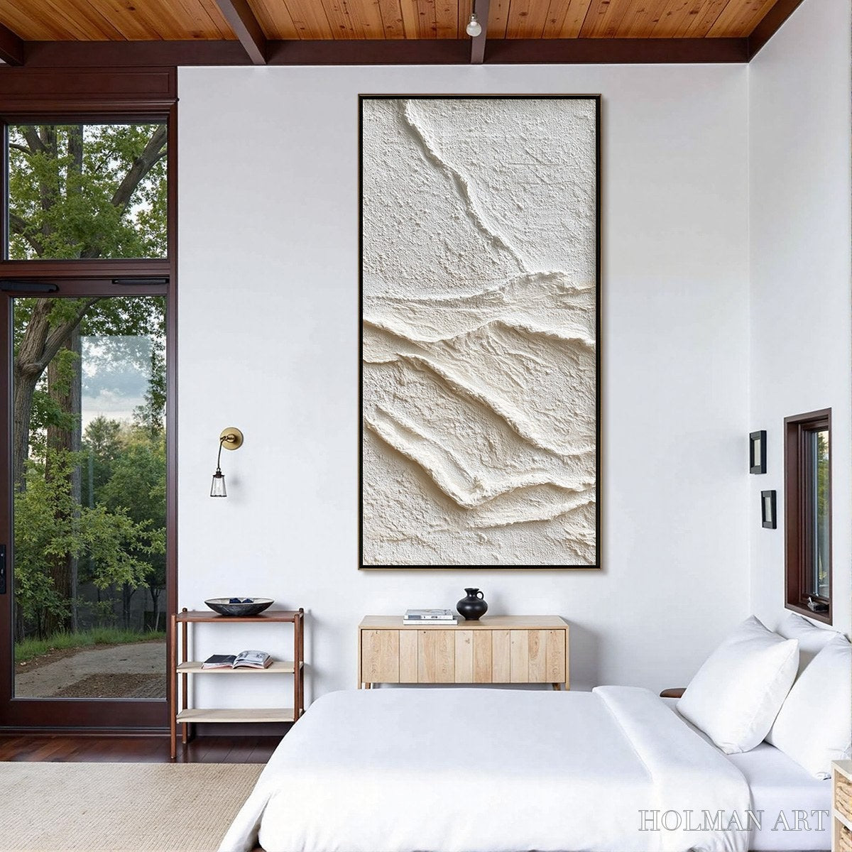 HOLMAN ART Silent Strata – Wabi Sabi Textured Minimalist Abstract Painting - image 6