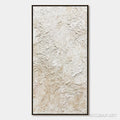 HOLMAN ART Alabaster Veil – Textured Wabi Sabi Minimalist Painting - image 1
