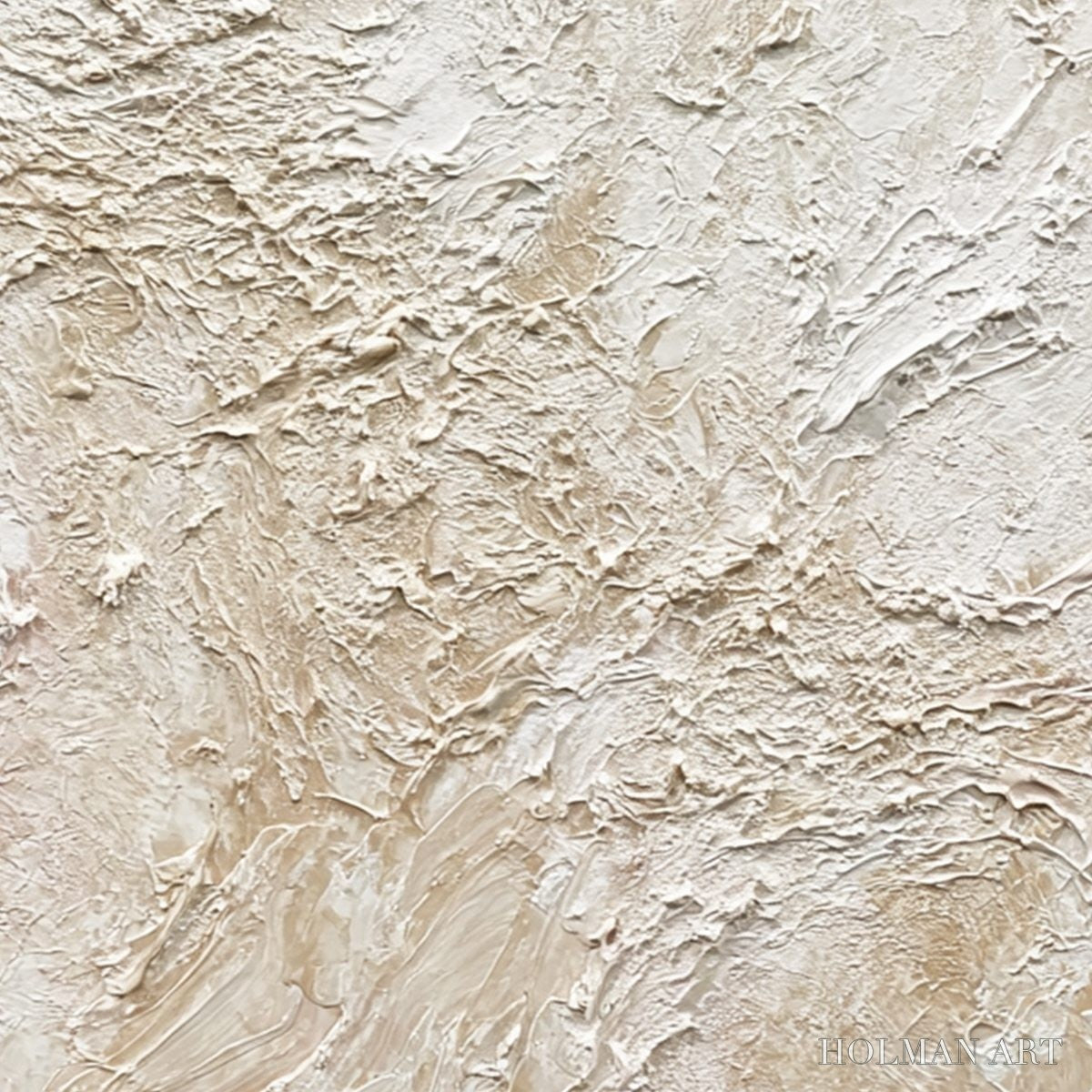 HOLMAN ART Alabaster Veil – Textured Wabi Sabi Minimalist Painting - image 3