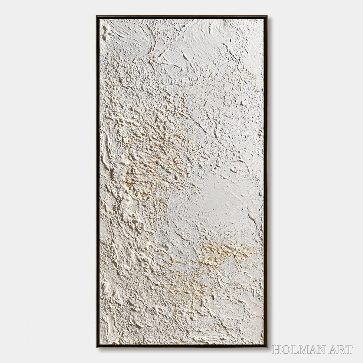 HOLMAN ART Terra Alba – Textured Wabi Sabi Minimalist Abstract Painting - image 1